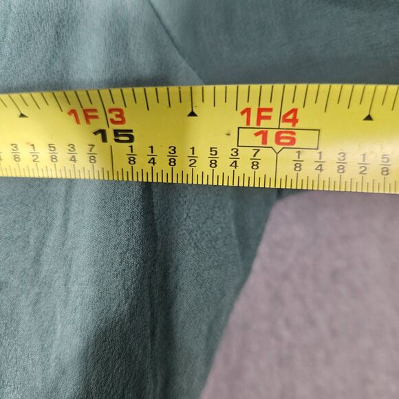 LUXE by Seraphine Maternity Nursing Dress Size 6 Green Gauze over Jersey - Picture 5 of 11